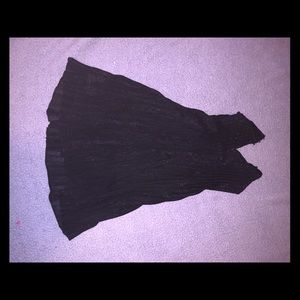 A black glittery shirt